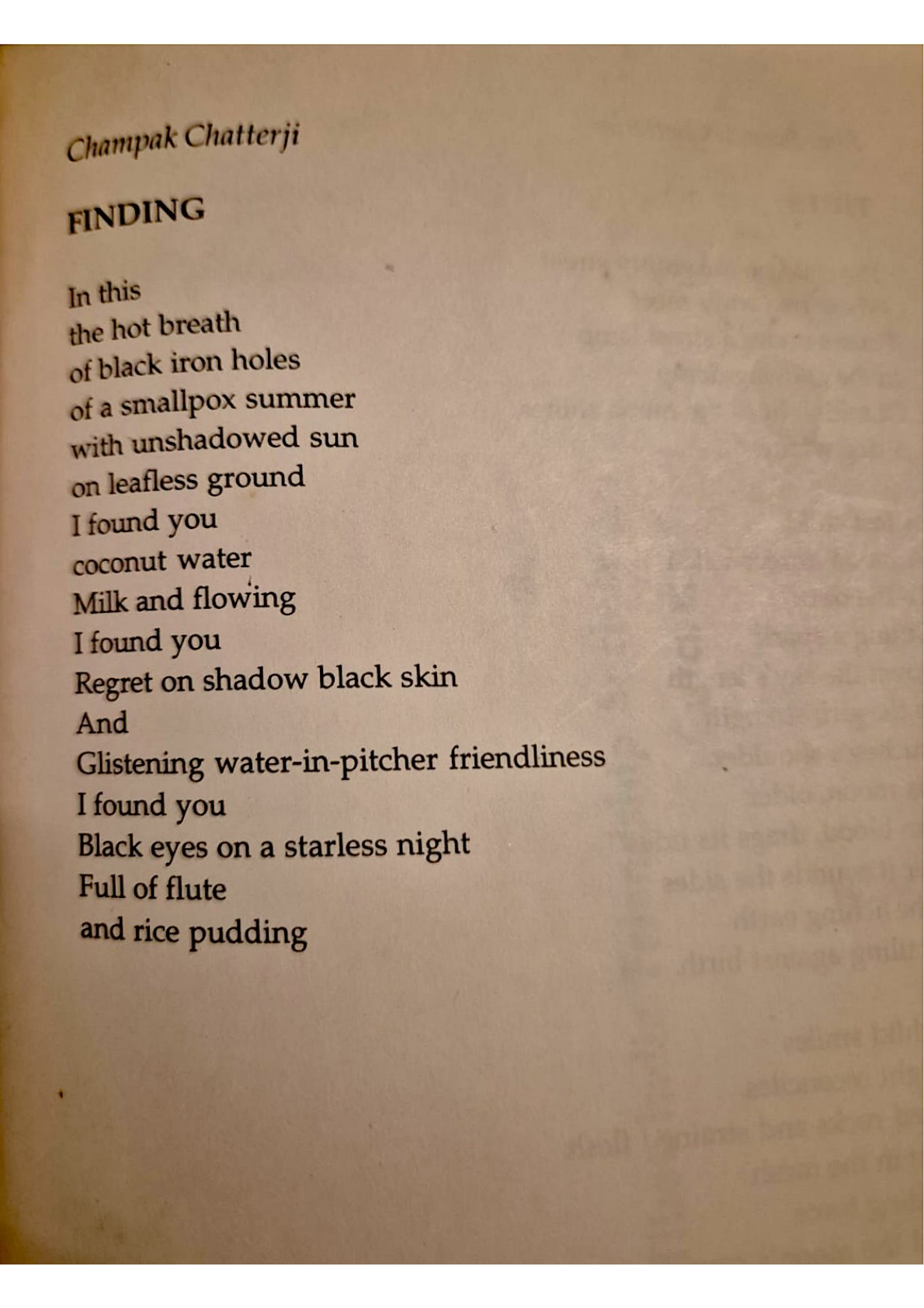 Finding